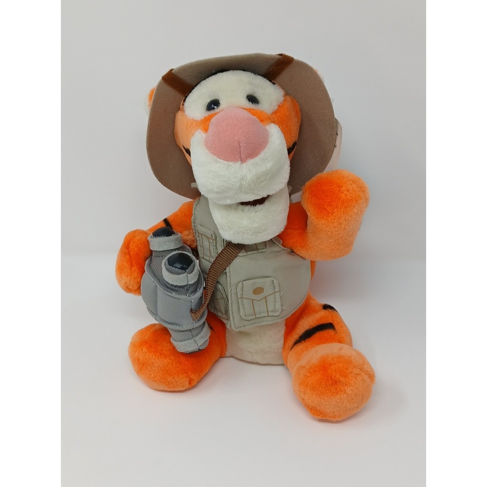 NWT Tigger Safari Explorer Plush Binoculars Walt Disney World 8"‎ Stuffed Animal